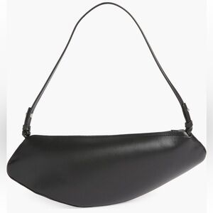 COS Black Leather Shoulder Bag